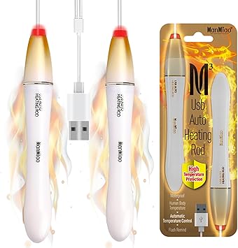 DMM® USB Heating 46℃ Rod Smart Thermostat Vagina Warmer For Male Ma Pocket Pussy - Foto 6