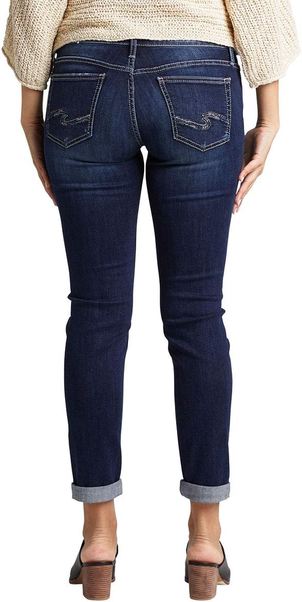 Silver Jeans-Womens Sam Relaxed Boyfriend Fit Jean