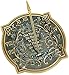NauticalMart Happiness Sundial, Solid Brass with Verdigris Highlights, 10-Inch Diameter