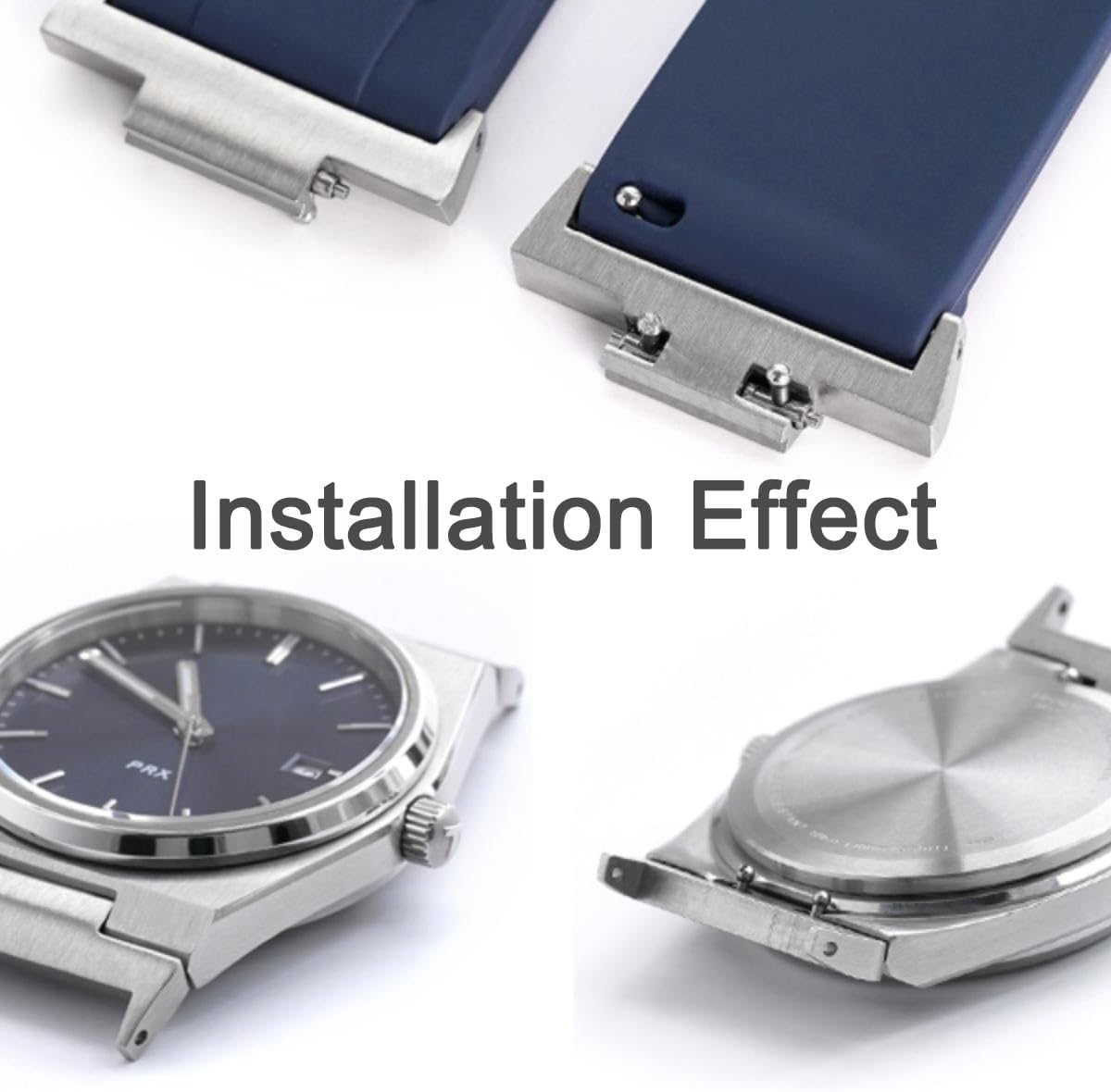 12mm Adapters For PRX strap Compatible with Tissot PRX