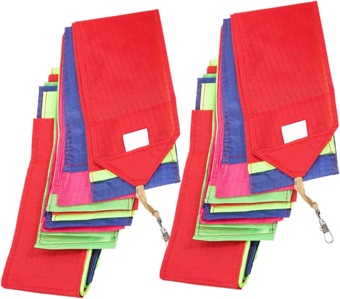 BESPORTBLE 10pcs Colorful Kite Tail Rainbow Streamer for Kite Decoration Eye-catching Connector for Enhanced Flying