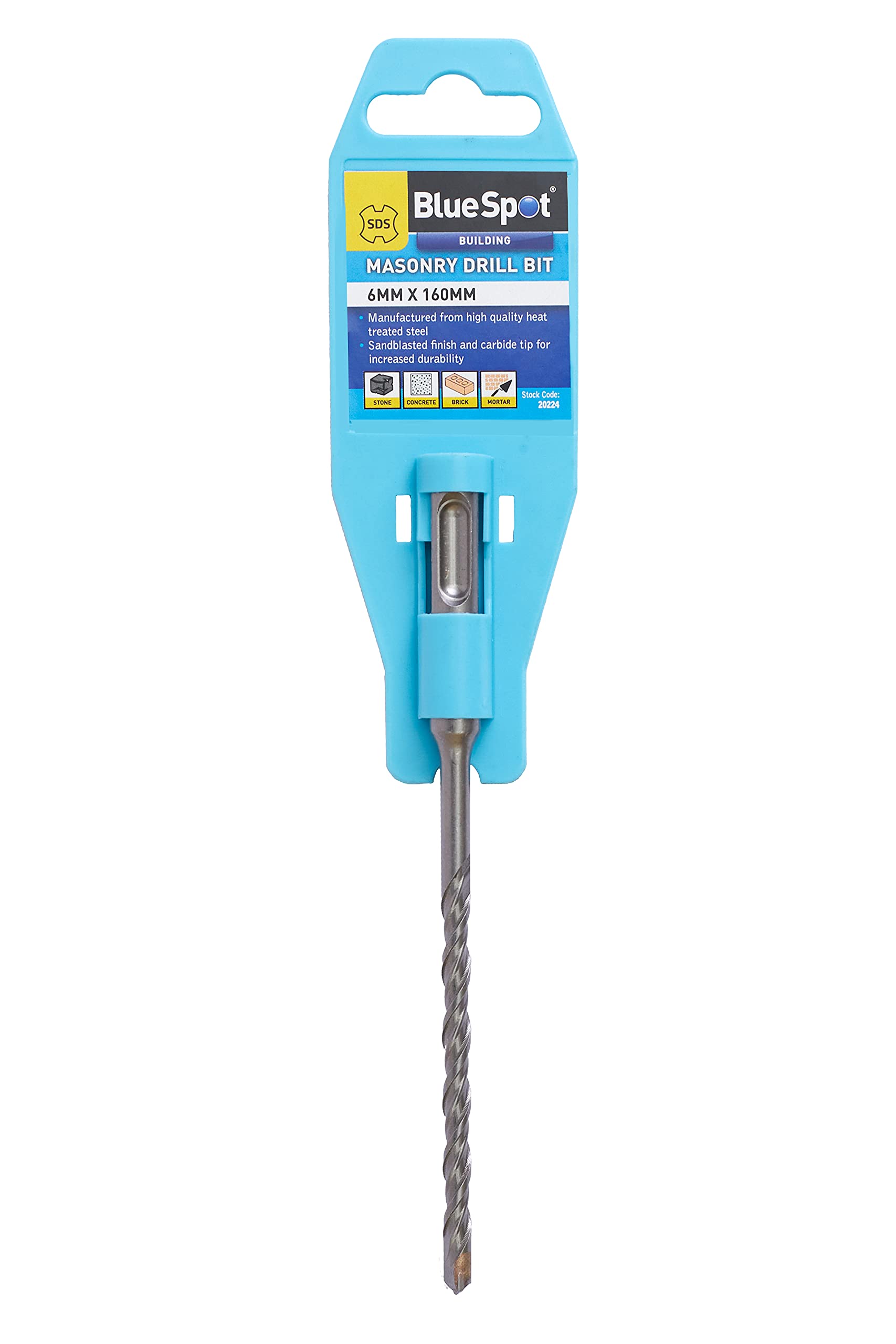 Bluespot 20224 Sds Masonry Drill Bit (6Mm X 160Mm)