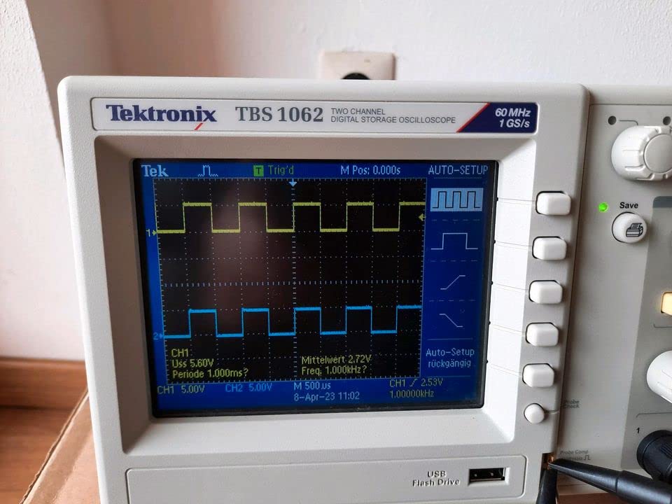 TECTRONIX TBS1062 Digital Storage Oscilloscopes 60MHz, 1 GS/s, 2Ch