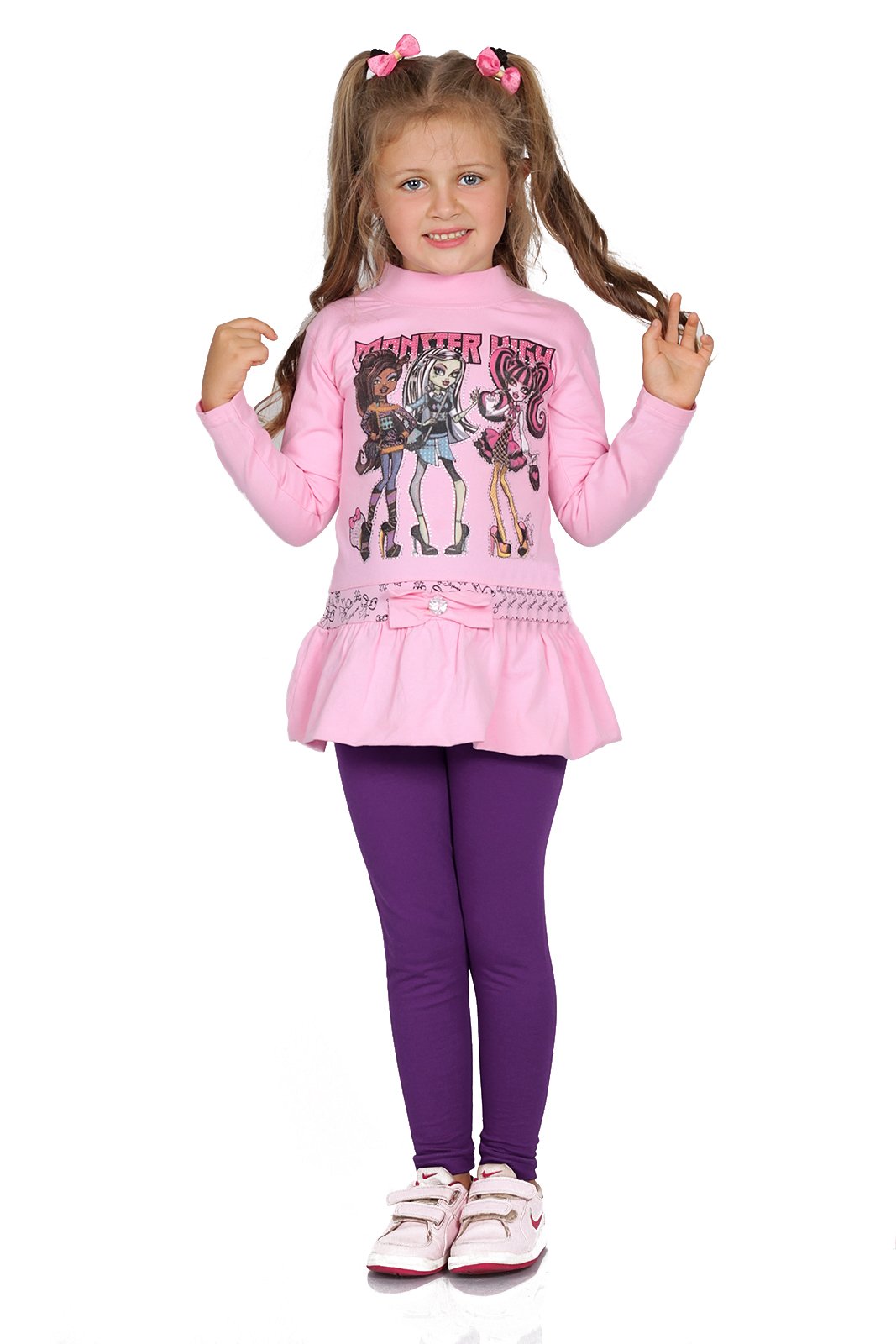 FUTURO FASHION Girls Children Full Length Plain Cotton Leggings Cycling Casual Wear Infant Trousers Leggings Solid Tights Pants for Kids — view 13