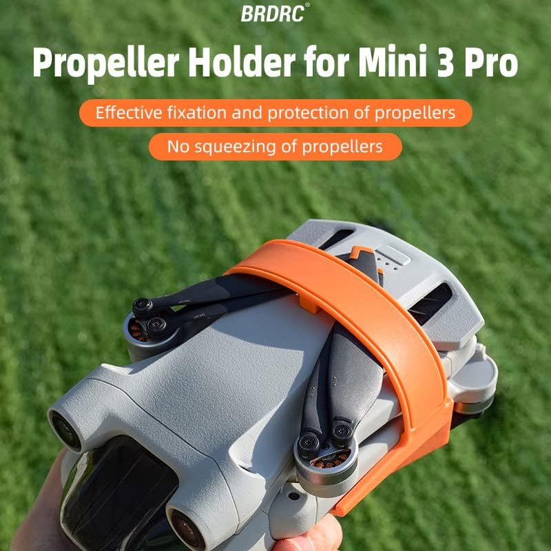 Propeller Holder Strap for DJI Mini 3 Pro,Drone Accessories,Drones Props Guard Blade Stabilizer Fixator (Grey)