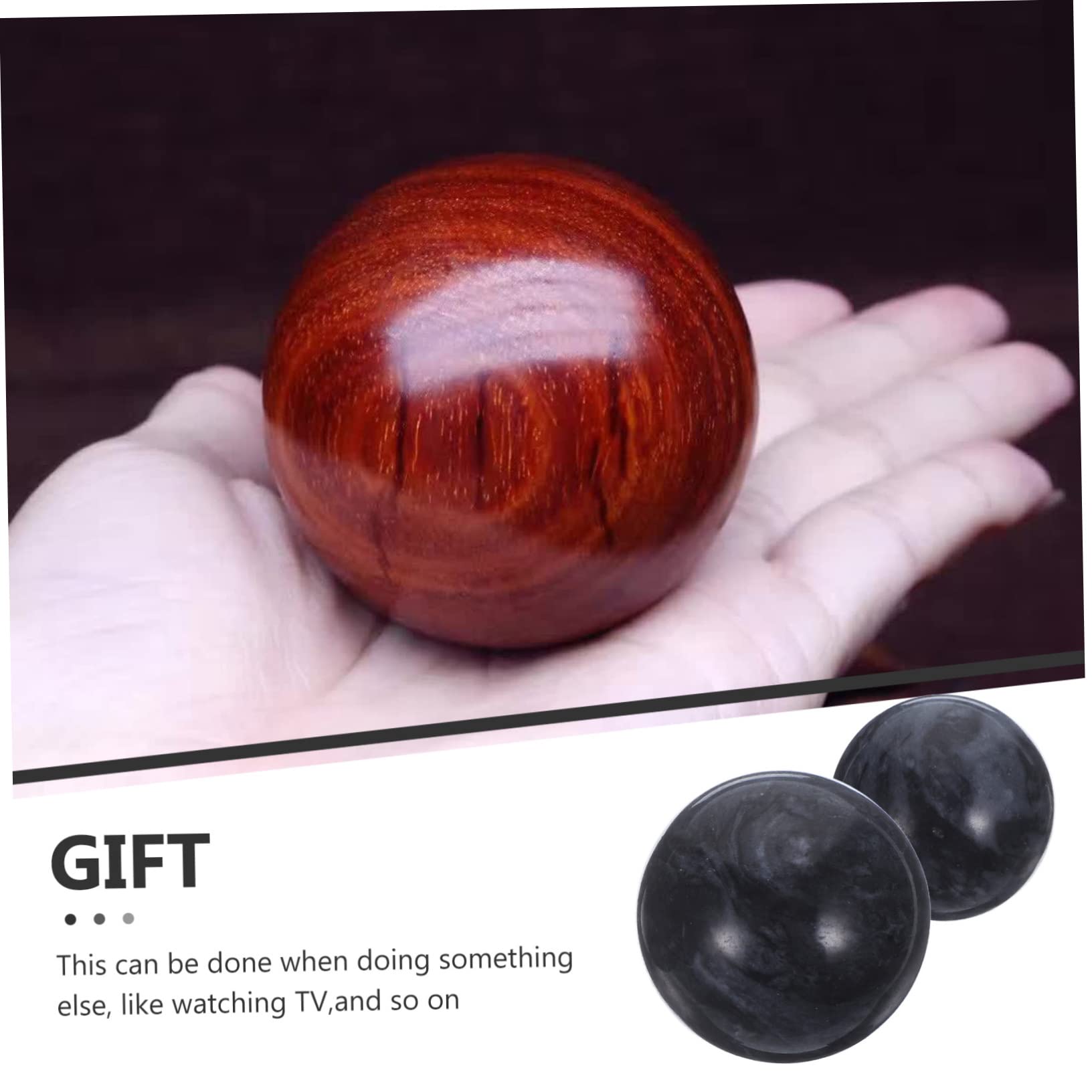 SEWOART 2 Pcs Health Exercise Balls for Elderly Hand Therapy Fitness Ideal for Yoga Home Use Therapeutic Massage Balls for Seniors - Image 4