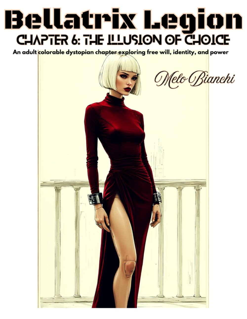 Bellatrix Legion Chapter 6: The Illusion of Choice: An adult colorable dystopian chapter exploring free will, identity, and power