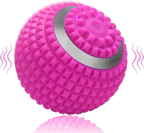 Miniatura 6 de Wolady Bola de masaje vibratoria de 4 velocidades de alta intensidad, rodillo de masaje de yoga, alivio del dolor de tensión muscular y bolas de