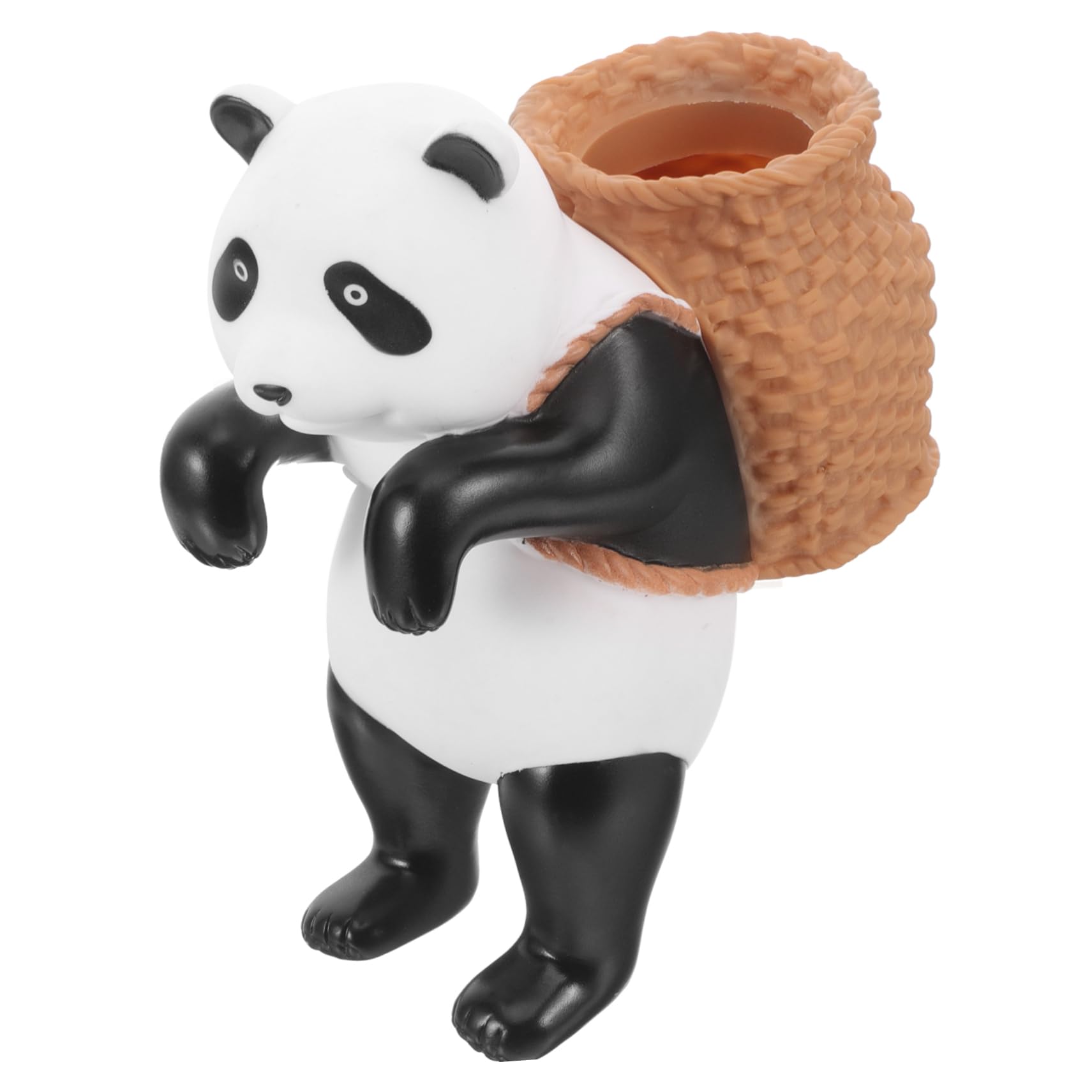 ULTECHNOVO 4 Pièces Ornements de Panda Mini décors d'aquarium Ornement de Panda d'aquarium Accessoires Petit Ornement d'aquarium Joli décor de Paysage d'aquarium Vinyle