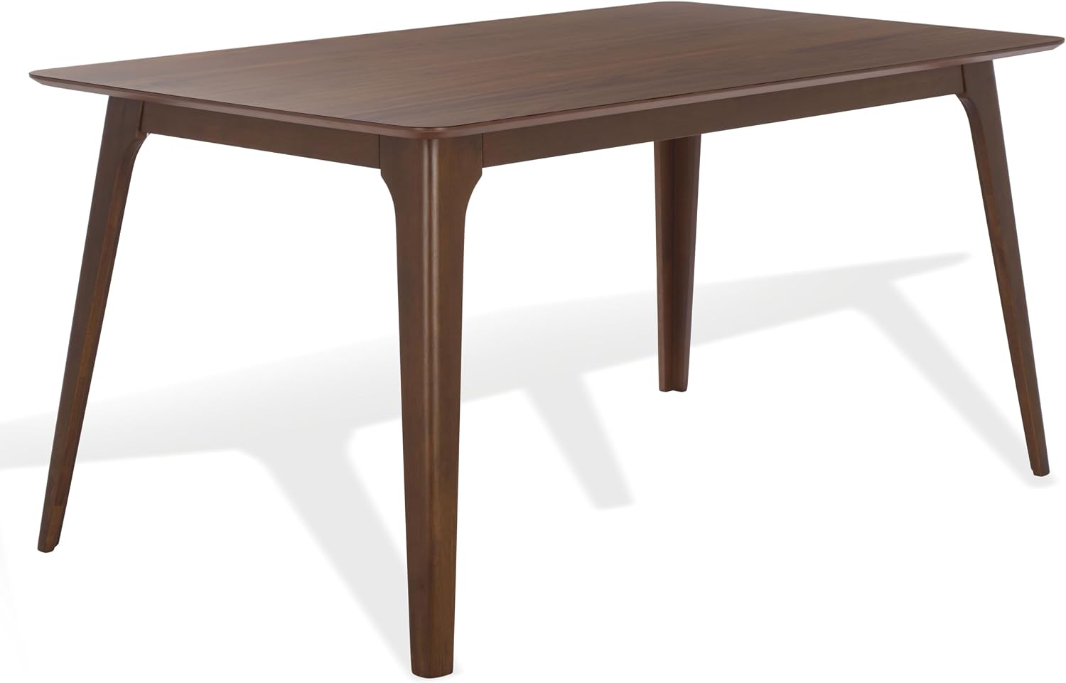 SAFAVIEH Couture Collection - Madina Walnut Rectangle Wood Dining Table, Mid-Century Modern Design, Seats up to 6 (SFV6707A)