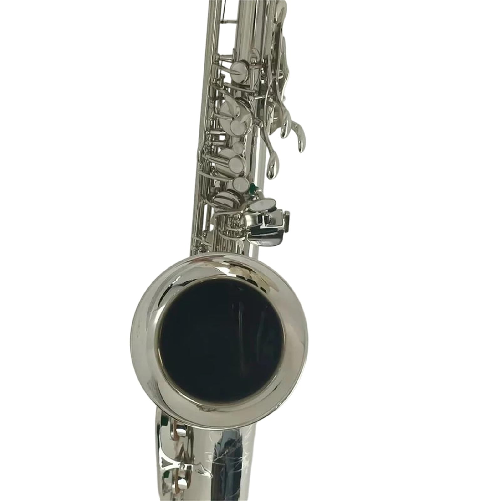 Saksofony Saksofon Tenorowy Srebrny Instrument Dęty Drewniany B Dur Z Futerałem I Innymi Akcesoriami