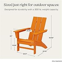 Vista 3 de Silla moderna tipo Adirondack. Adirondack de Polywood, Aruba.