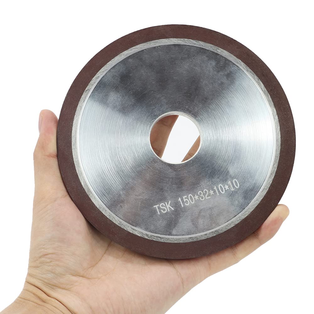 Disco abrasivo diamantato piatto in resina legata alla resina 150 15,2 cm per metallo al carburo concentrazione 75% spessore 10 mm