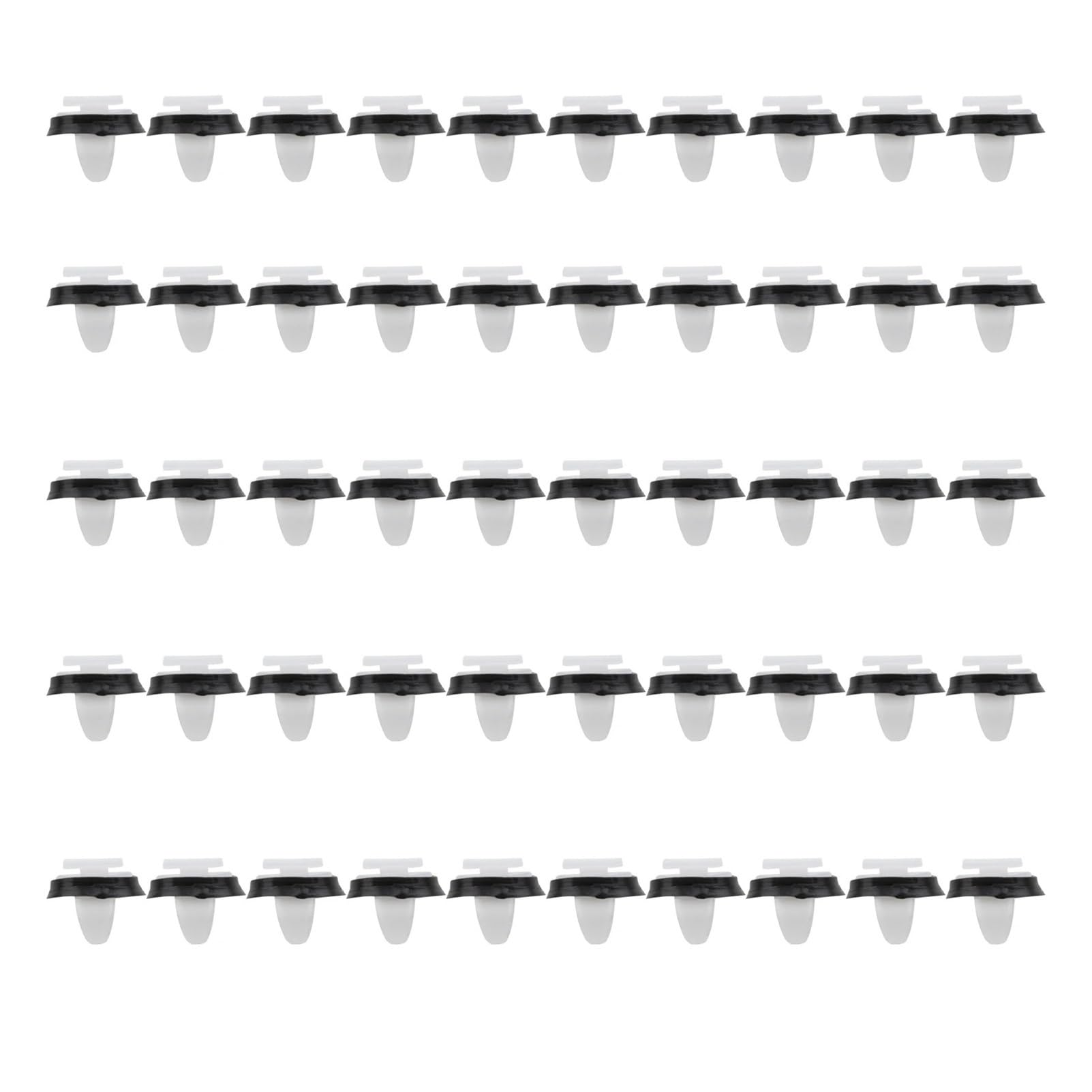 KXFVYNE 50/100 PCS Relay Exterior Side Moulding Lower Plastic Car Door Trim Panel Clips Kit Compatible Jumper Compatible Ducato/Boxer(50 PCS)