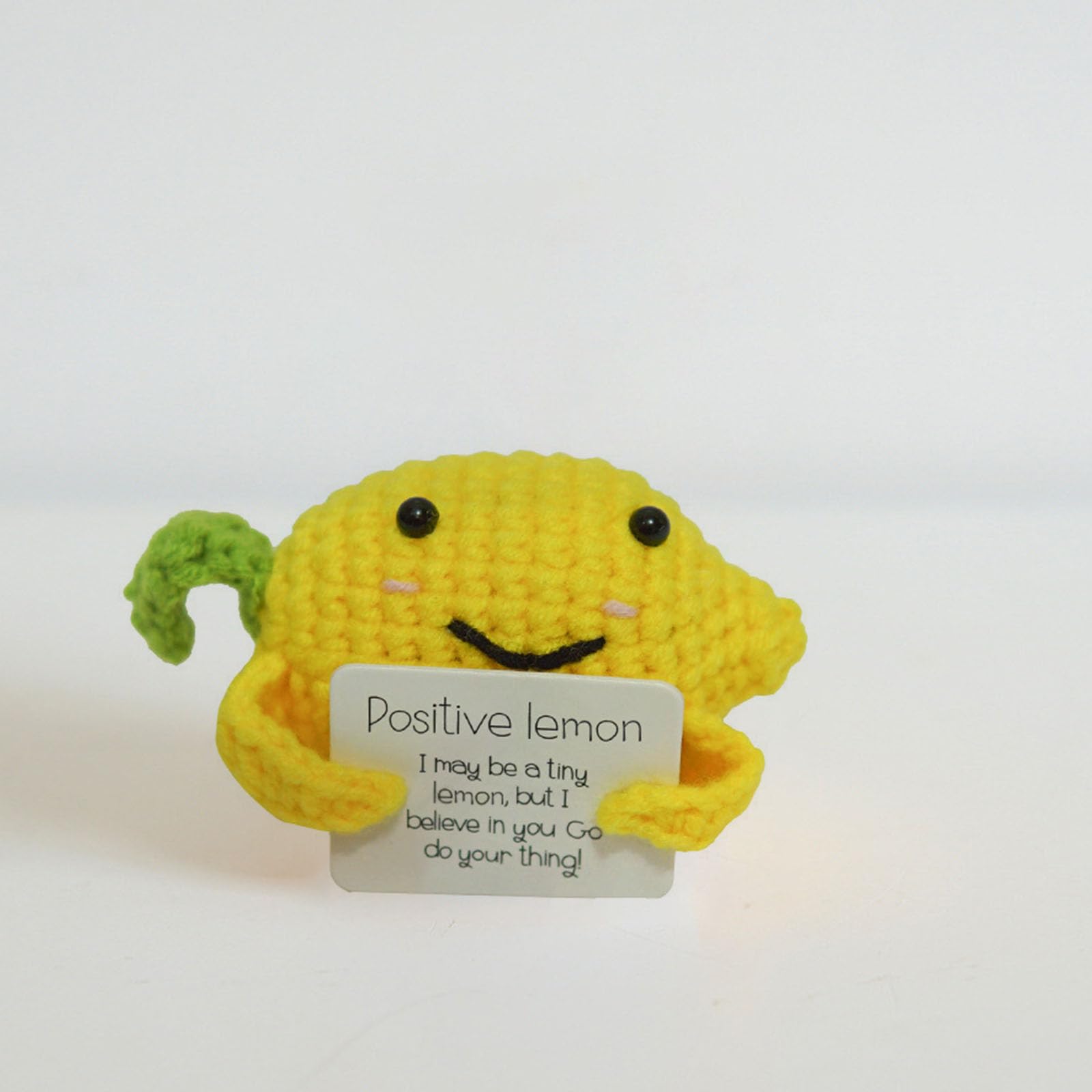 Bobbird Hand Knitted Cute and Funny Woolen Doll Ornaments, Knitted Dolls, Fun Stress Relief Toys, Desk Crochet Decorations, Handmade Emotional Support Gifts (D)