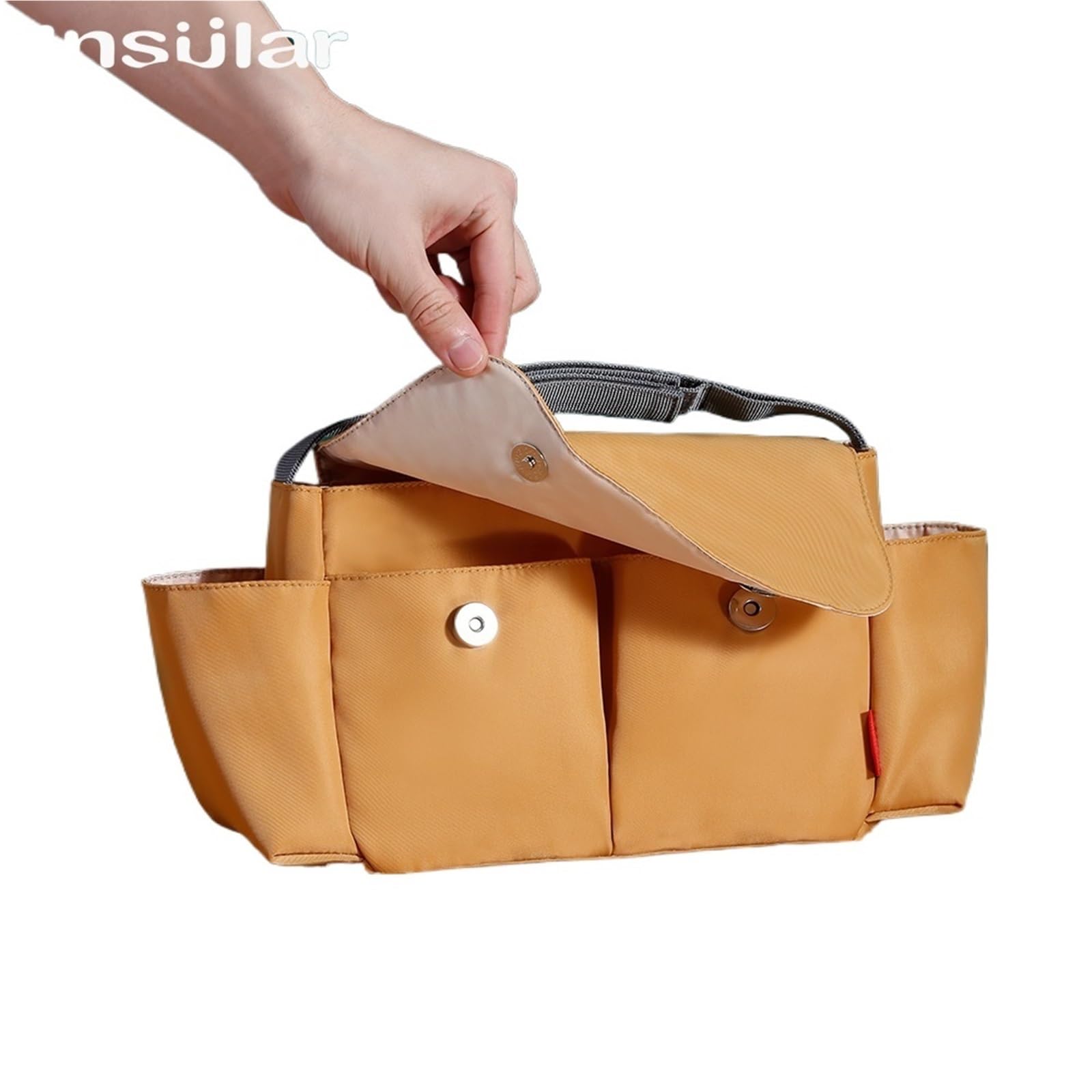 Kinder Kinderwagen Tasche Kinderwagen Organizer Zubehör Kinderwagen Getränkehalter Abdeckung Trolley Organizer Tasche Reisezubehör(4)