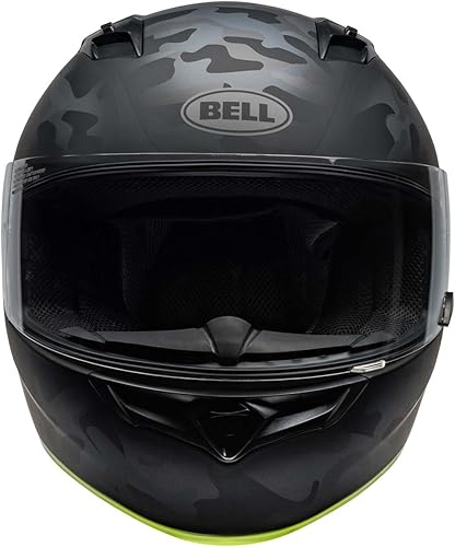 Vista 35 de Bell Qualifier - Casco integral para motocicleta Ascent Negro Mate/Azul/Blanco