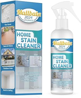 Wall Cleaner Spray, Household Mold Stain Cleaning Spray Deep Clean, All-Purpose Cleaner Spray for Tiles, Walls, Ceiling, Deck, Wood, Brick, Showers, Kitchen, Sink, Grout, Washing Machine Gasket
