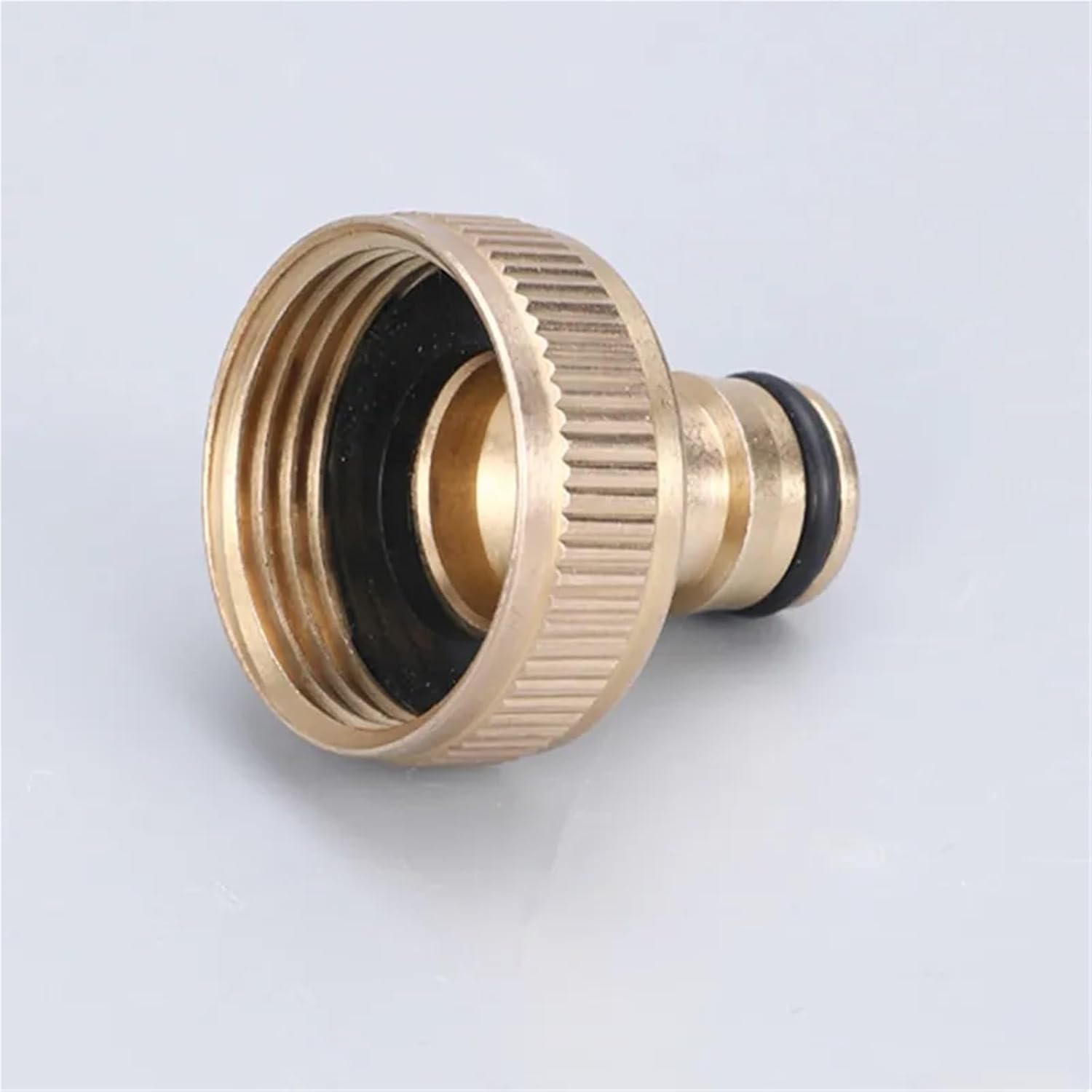 Brass Hose Nozzle 12pcs Universal Brass Tap Connector 1/2" 3/4" Quick Adapter Joints Garden Hose Car Washing Watering Spray Nozzle(31MM 12pcs)