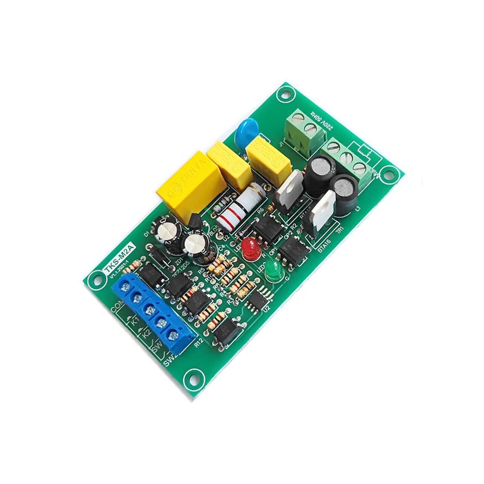 Controlador de Motor TKS-M2A AC220V, placa de Control de Motor de avance y marcha atrás con módulo de accionamiento de interfaz I de límite, salida SCR Liftin