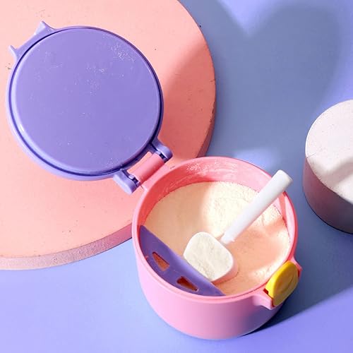 Miniatura 2 de Dispensador de fórmula para bebés, contenedor de fórmula portátil para viajes, contenedor de leche en polvo portátil de 8.5 fl oz de grado