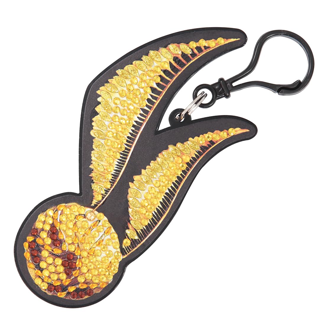 CRYSTAL ART - Diamond Backpack Charm Kit - Creative Toys Gift Idea for Girl and Boy - Craft Activity - Harry Potter - Golden Snitch