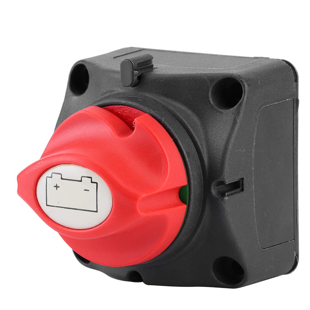 EBTOOLS pour coupe circuit batterie 12v pour coupe circuit batterie 12v 12V 600A Isolateur de puissance de batterie Déconnexion principale coupée Interrupteur à deux niveaux pour RV Yacht Interrupteu