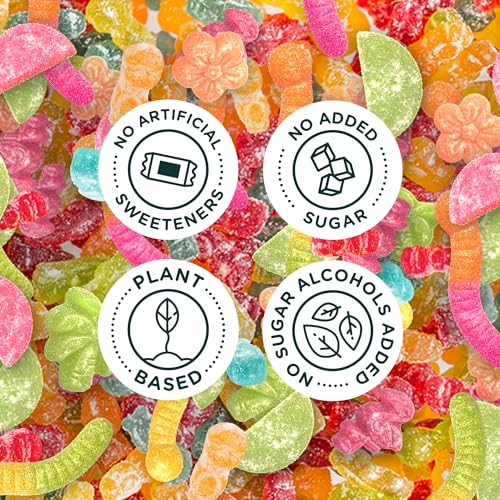Image of SmartSweets Sour Variety Pack, Low Sugar Gummy Candy, 1.8oz Bags, 8 Pack