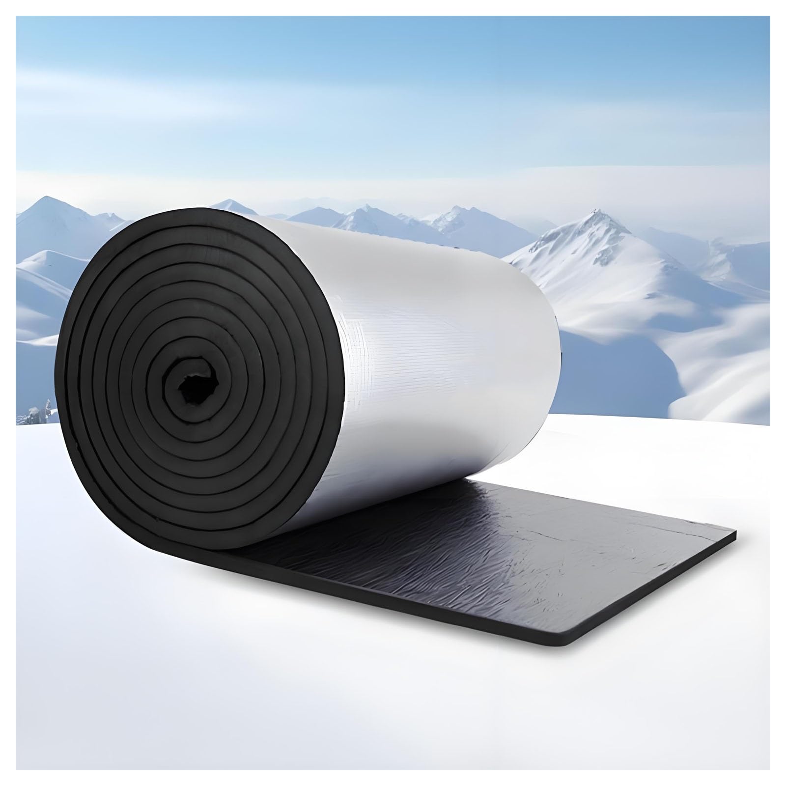 Ultra Heavy Duty Reflective Insulation Roll - Premium Foam Core Radiant Barrier for Energy Conservation -Commercial Grade Soundproofing Thermal Shield for Indoor(15MM(THK),1*6m/3.2*19.7ft)