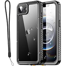 AICase for iPhone 16e Case/iPhone 17e Case Waterproof, Clear Water Proof Shockproof Dustproof Snowproof Full Body Rugged Transparent Underwater Phone Case for iPhone 16e/17e Built-in Screen Protector