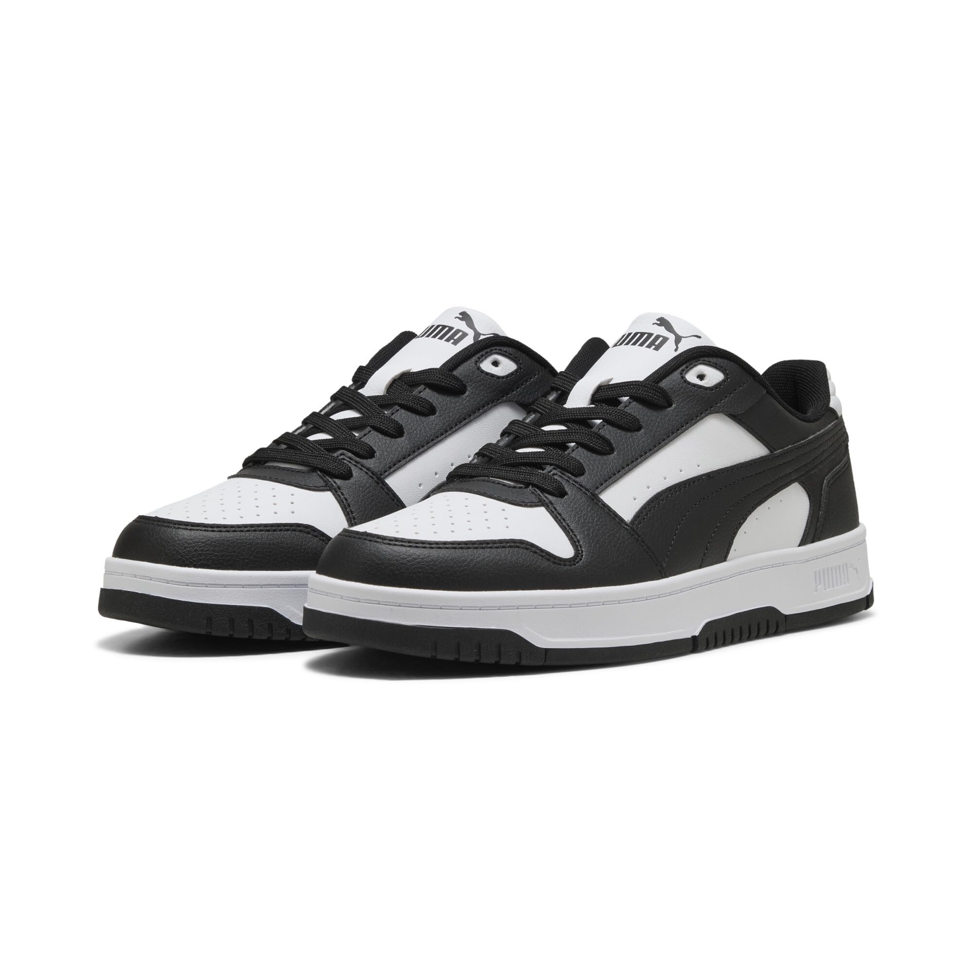 Puma Unisex Rebound SLAM LO Sneaker, Schwarz Weiß, Größe 43