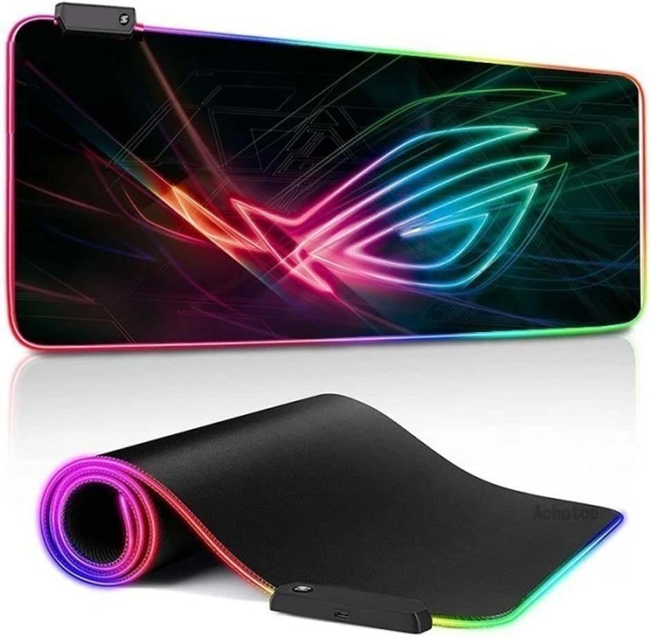 Premium Keyboard pad with 14 Lighting Modes, eco-Friendly Fabric, USB Power, and Non-Slip Design.