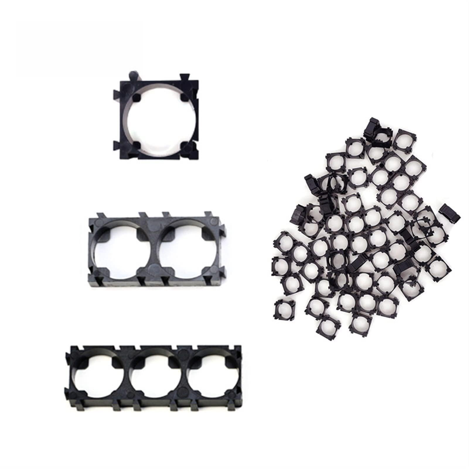 DIY Battery Storage Cases, 20pcs Batteries Pack Plastic Holder Bracket For Diy Battery Pack,FOR 18650 Lithium Cell Cylindrical Battery Case Holder (Color : 3)