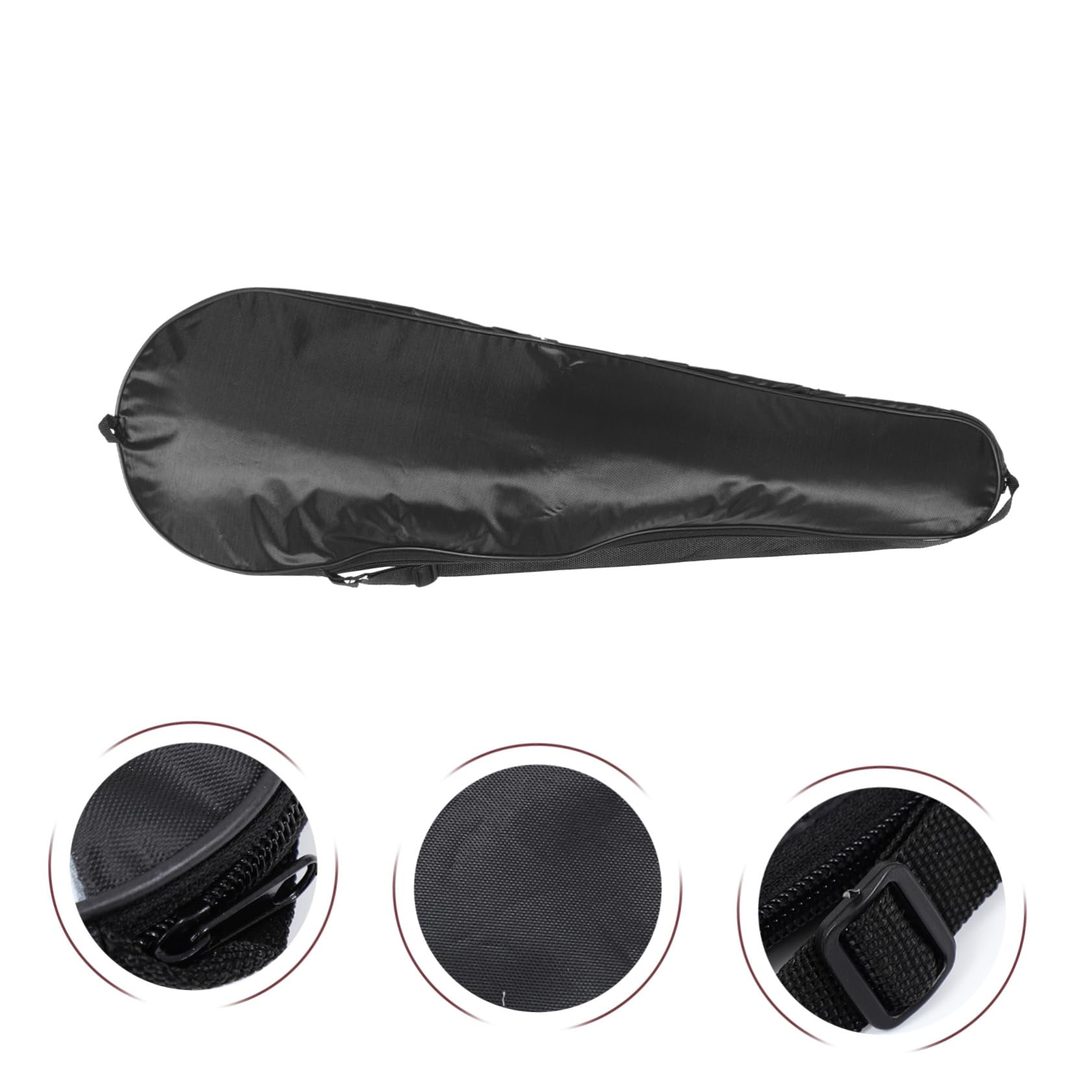Paquet de Badminton Étanche en Tissu Oxford Fermeture Éclair Portable, Design Spécial Adapté aux Raquettes, pour Équipement de Sport en Extérieur