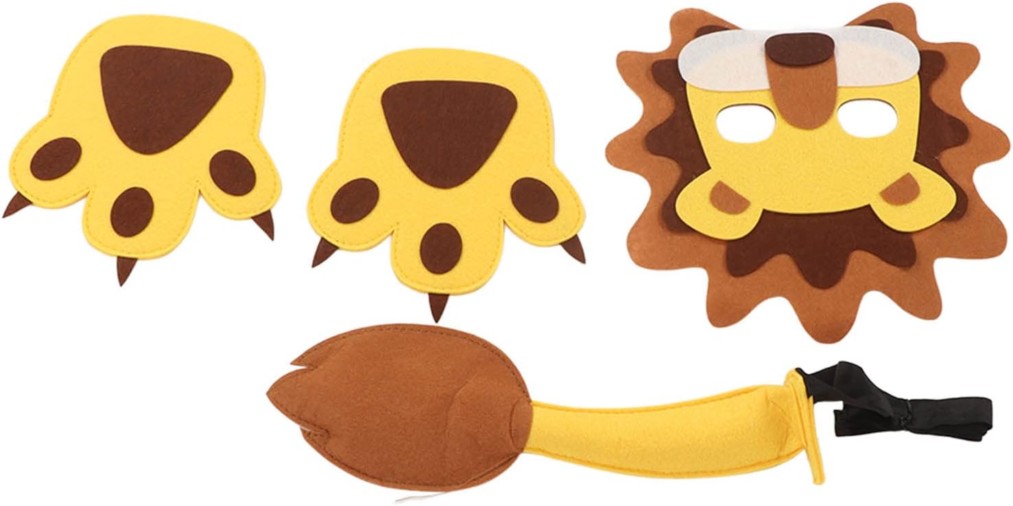Kikumi León Felt Costumes, Felt Masks Interesting Animals Handmade with De León Pata for Halloween Costume Party