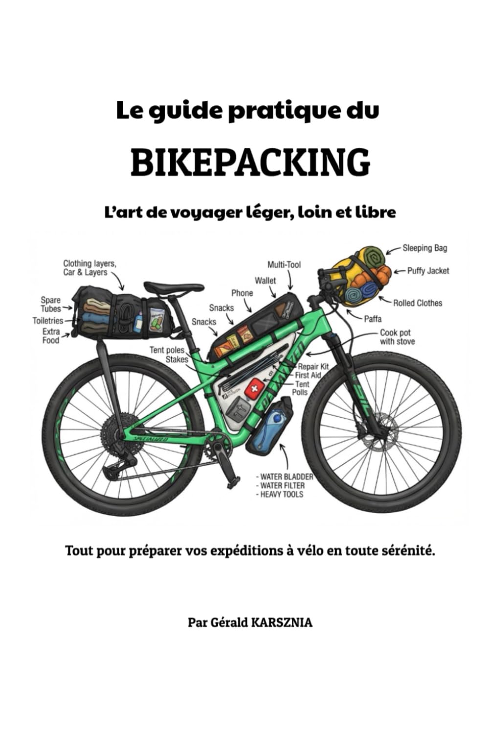 Le guide pratique du bikepacking: L’art de voyager léger, loin et libre