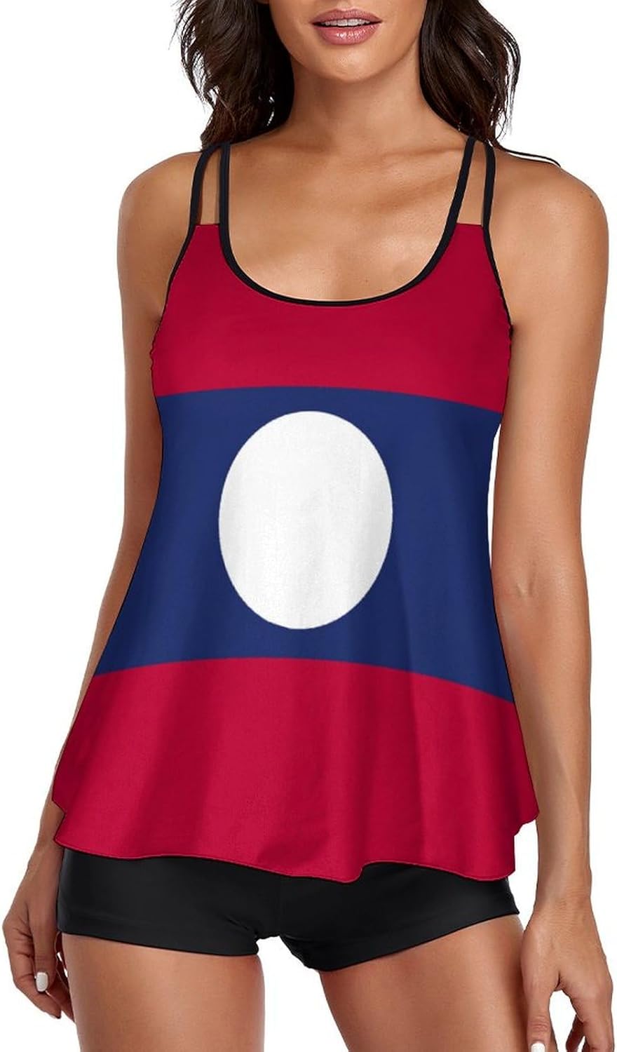 Women's Swimsuit Lithuania Flag Two-Piece Swimwear Sets Swimsuits