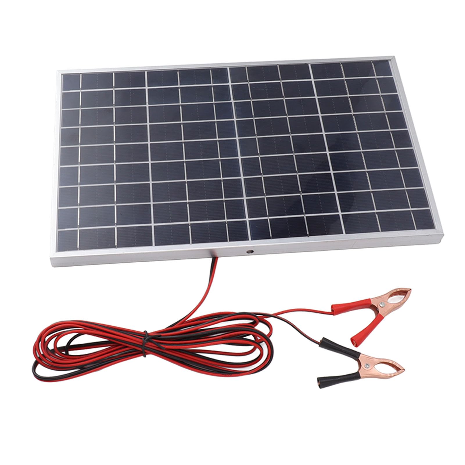 Polycrystalline Solar Charger, Waterproof Portable 15W 18V Solar Panel for Aircraft Satellites