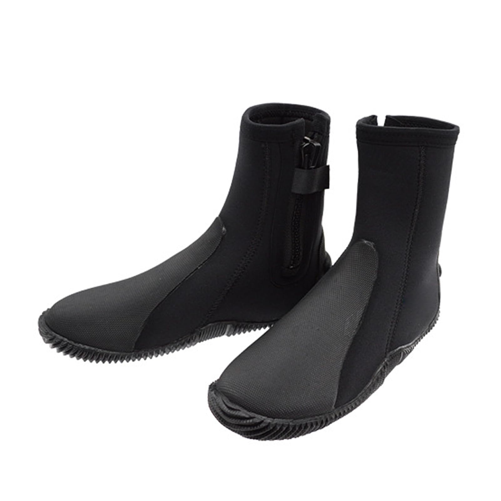 CHICIRIS Wysokie Buty do Nurkowania Buty do Nurkowania z gumową podeszwą z Podwyższonym Obcasem i Elastycznym Krojem Łatwe Zakładanie Ochrona Stóp z rurką Pływanie Dorośli