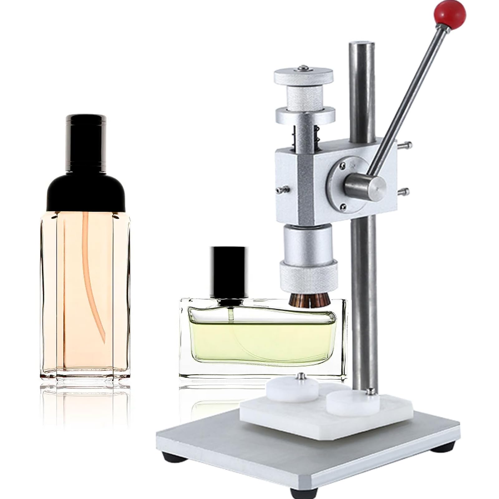 GYKOZY Manual Perfume Capping Machine, Handheld Perfume Crimper Bottle Capper 13-22mm, Perfume Bottle Capper, Bottle Cap Crimping Capping Tools for Perfume, Essential Oil Bottles