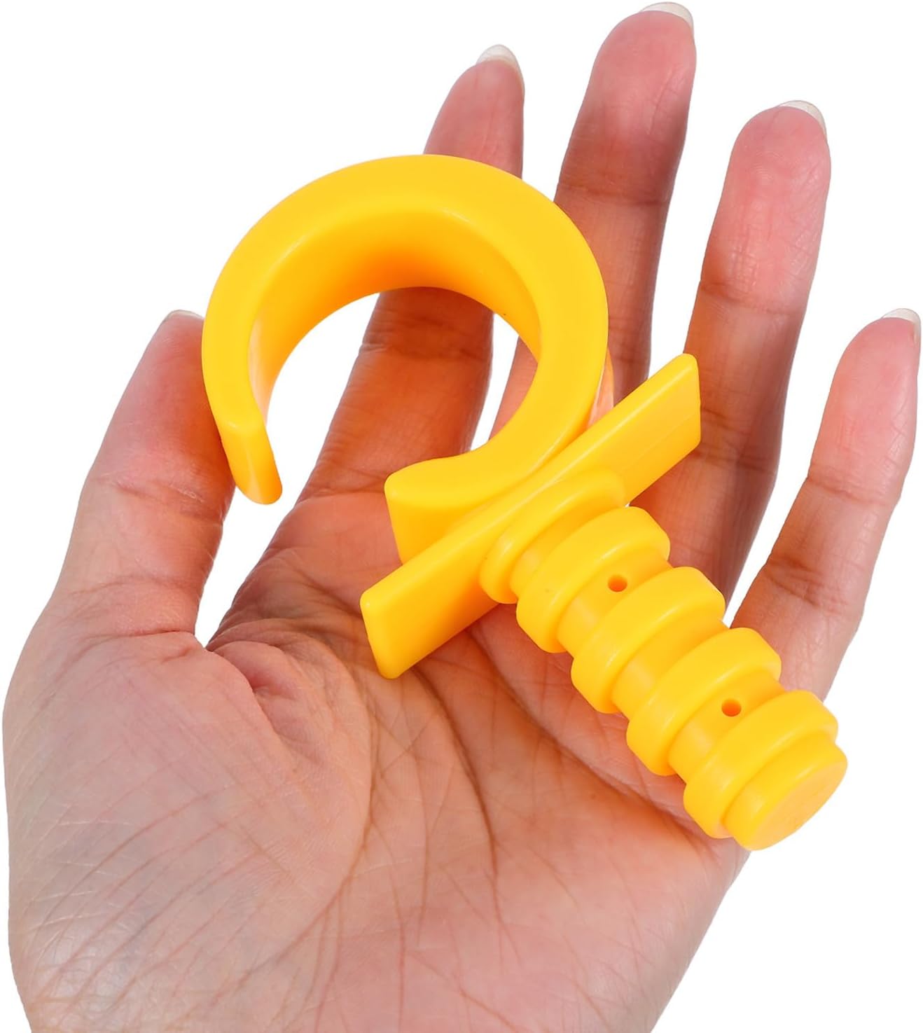 Didiseaon Plastic Window Pole Hook Opener for Sliding Windows, Yellow image 4