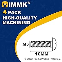 Vista 2 de Kit de tornillos para matrícula compatible con tornillos de matrícula BMW/Tesla, cabeza de máquina Phillips 18-8, óxido negro de acero inoxidable