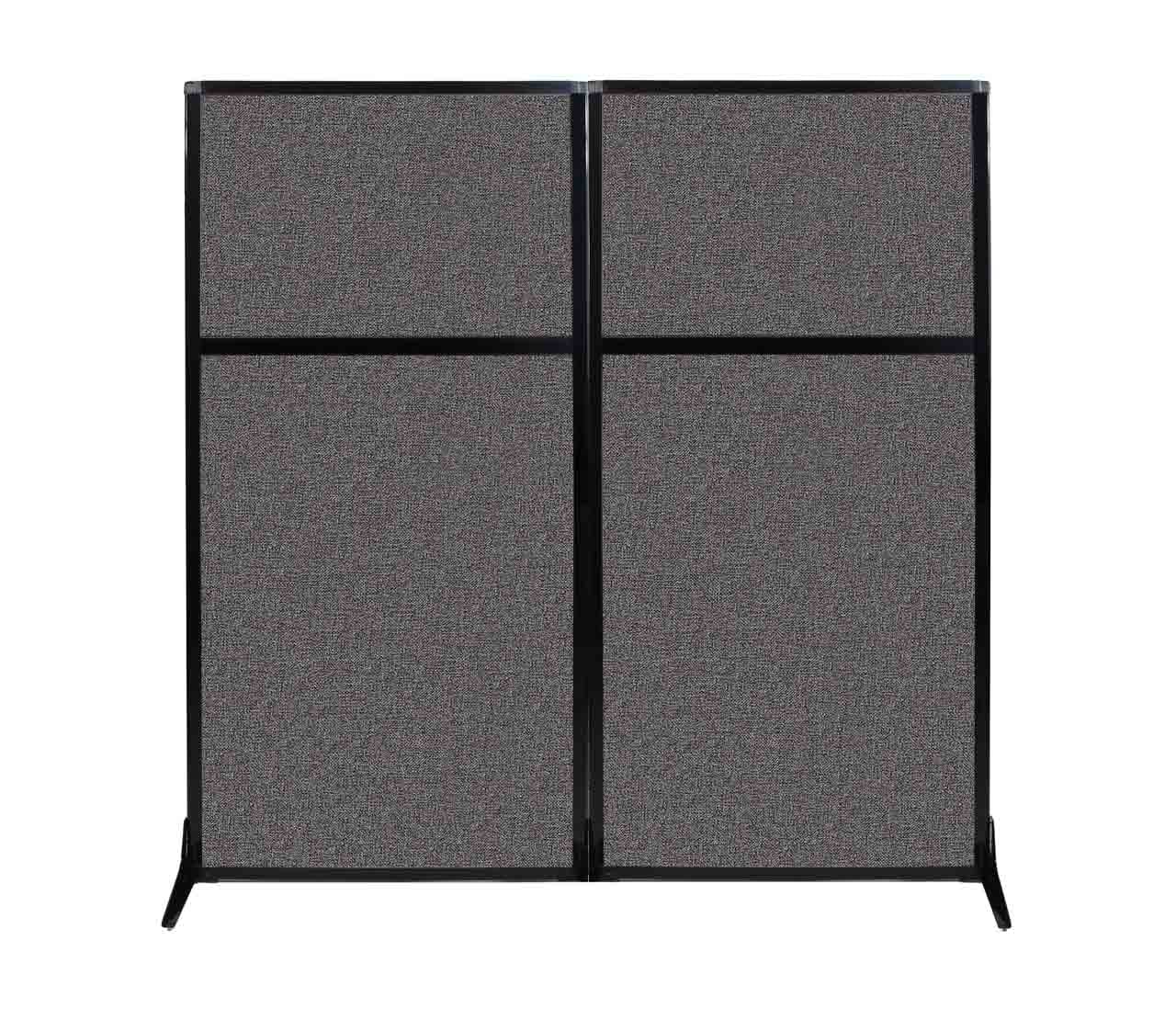 Versare Workstation Partition | Portable Wall Divider | Modern Office Cubicle | Free Standing Privacy Screen | Flexible Work Space | 66" x 70"