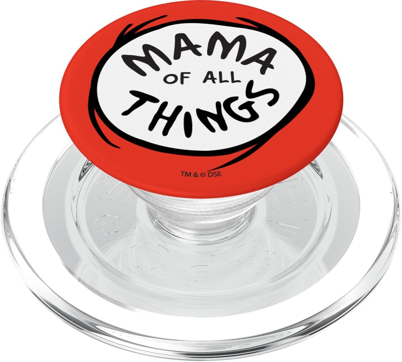 Dr. Seuss Mama of all Things Emblem PopSockets MagSafe PopGrip for iPhone