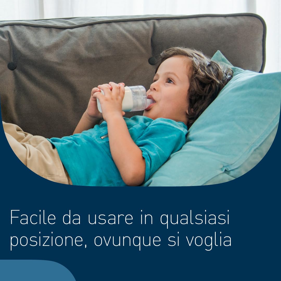 OMRON MicroAir U100 nebulizzatore mesh portatile, compatto e silenzioso | Nebulizzatore per bambini e adulti, progettato per il trattamento efficace delle condizioni respiratorie a casa o in viaggio
