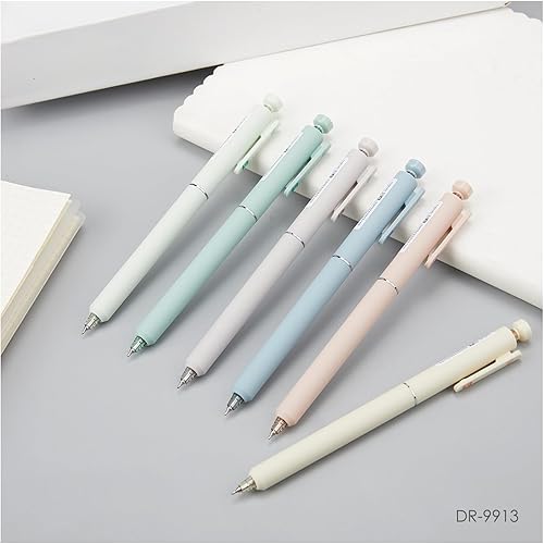 Miniatura 5 de Bolígrafos de gel, 12 bolígrafos retráctiles de punta fina de 0.020 in, de secado rápido, sin manchas, tinta negra, escritura suave prémium para