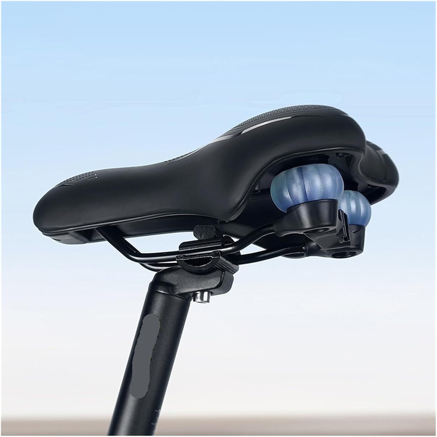 Breathable Bicycle Saddle - Shock Absorbing Comfortable Wide Seat for MTB & Road Bike, Essential Safe Cycling Accessory
