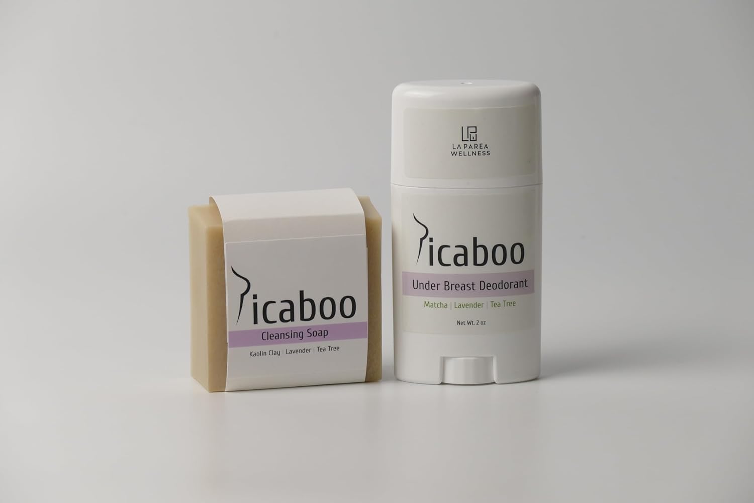 Picaboo Comfort & Confidence Kit by La Parea Wellness: Soap, Deodorant & Anti-Chafing Balm