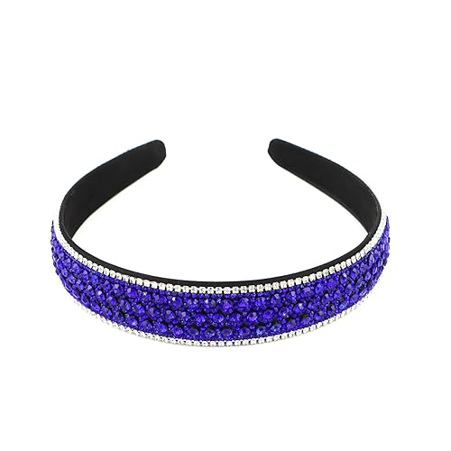 Miniatura 8 de YISSION 2 diademas de diamantes de imitación para mujer, diadema de cristal con purpurina para niñas, hermosos accesorios para el cabello para