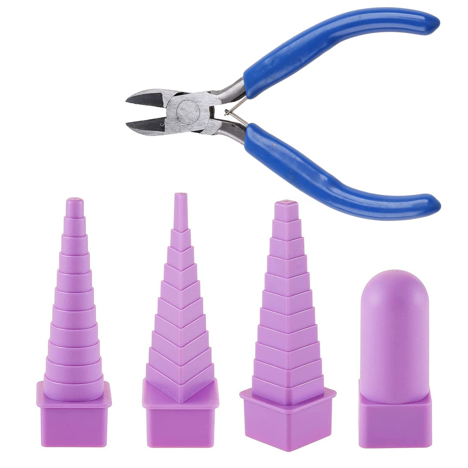 / Set Forming Mandrel 5 Inch Jewelry Pliers for Metal Bend Form Shaping Beadsmith Mandrel Tool Nose Pliers Jewelry for Making